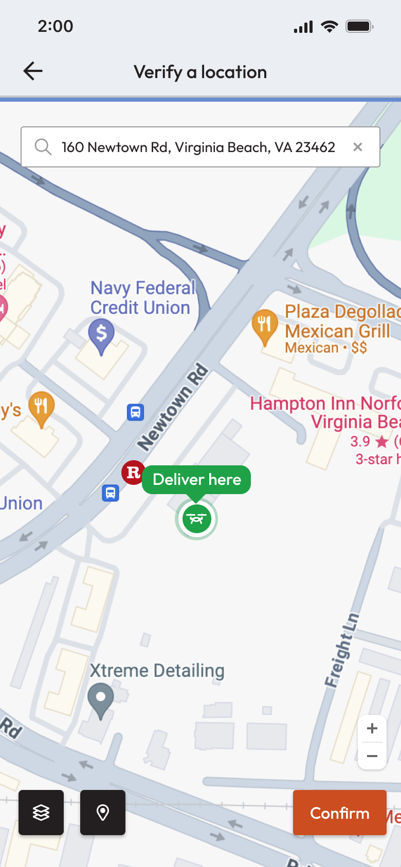DroneUp mobile commerce user geolocation
